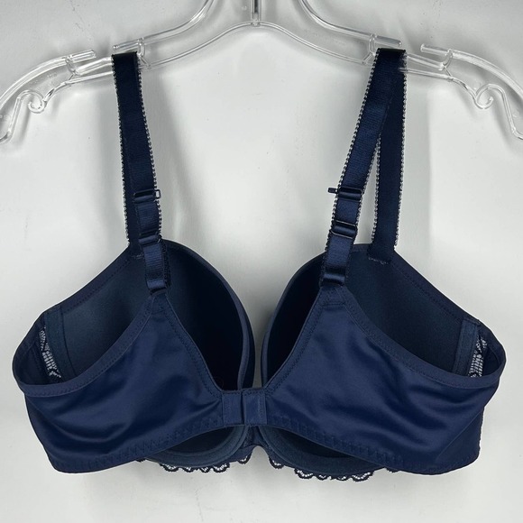 Fantasie Underwired T-Shirt Bra 38D Racerback Convertible NAVY NWOT - Picture 9 of 14